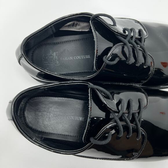 Fabian Couture S110-MX Black Upper Plain Toe Derby Mens 15M Dress Shoes - Picture 6 of 11